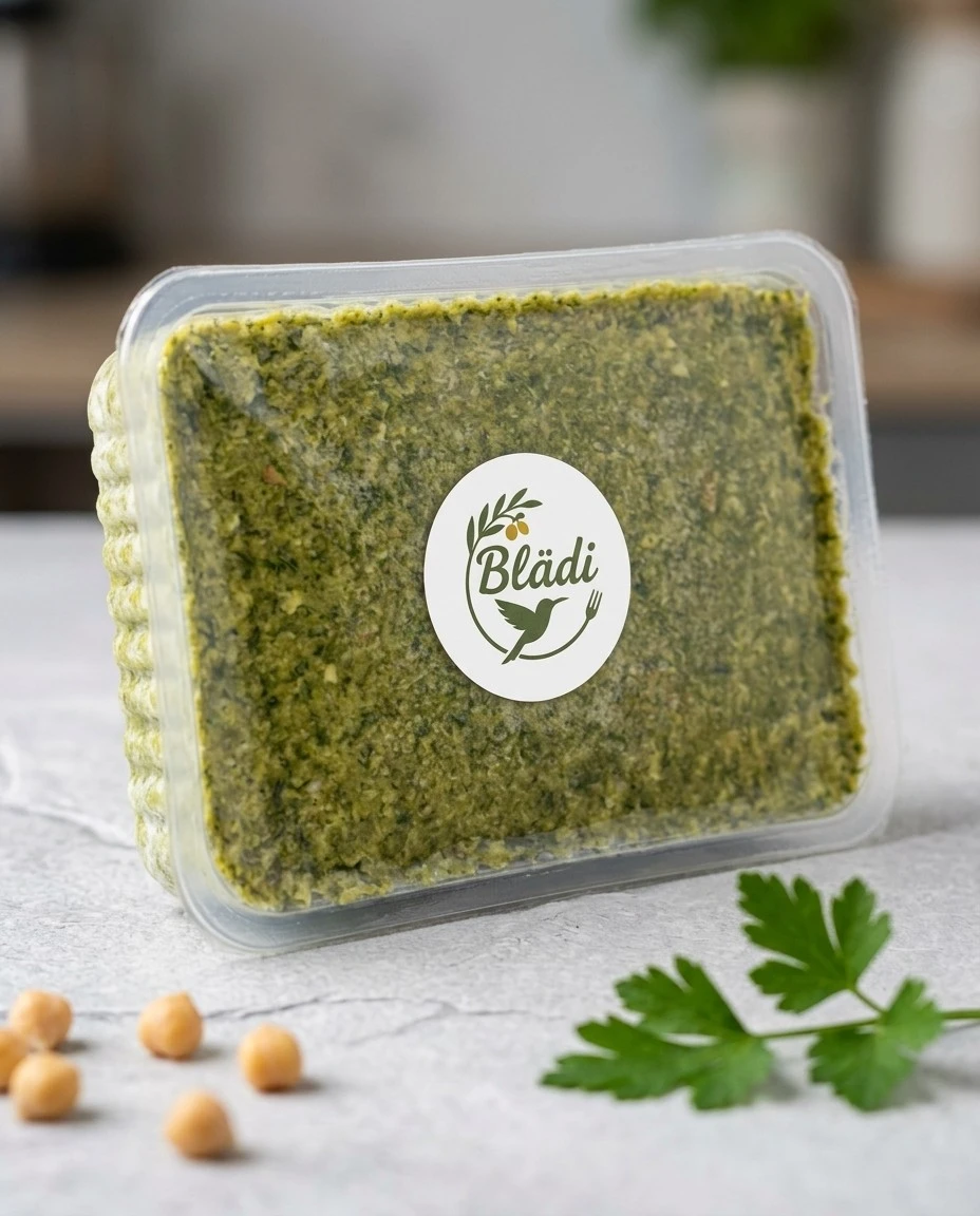 Blädi Falafelteig (TK) – 500g Verpackung